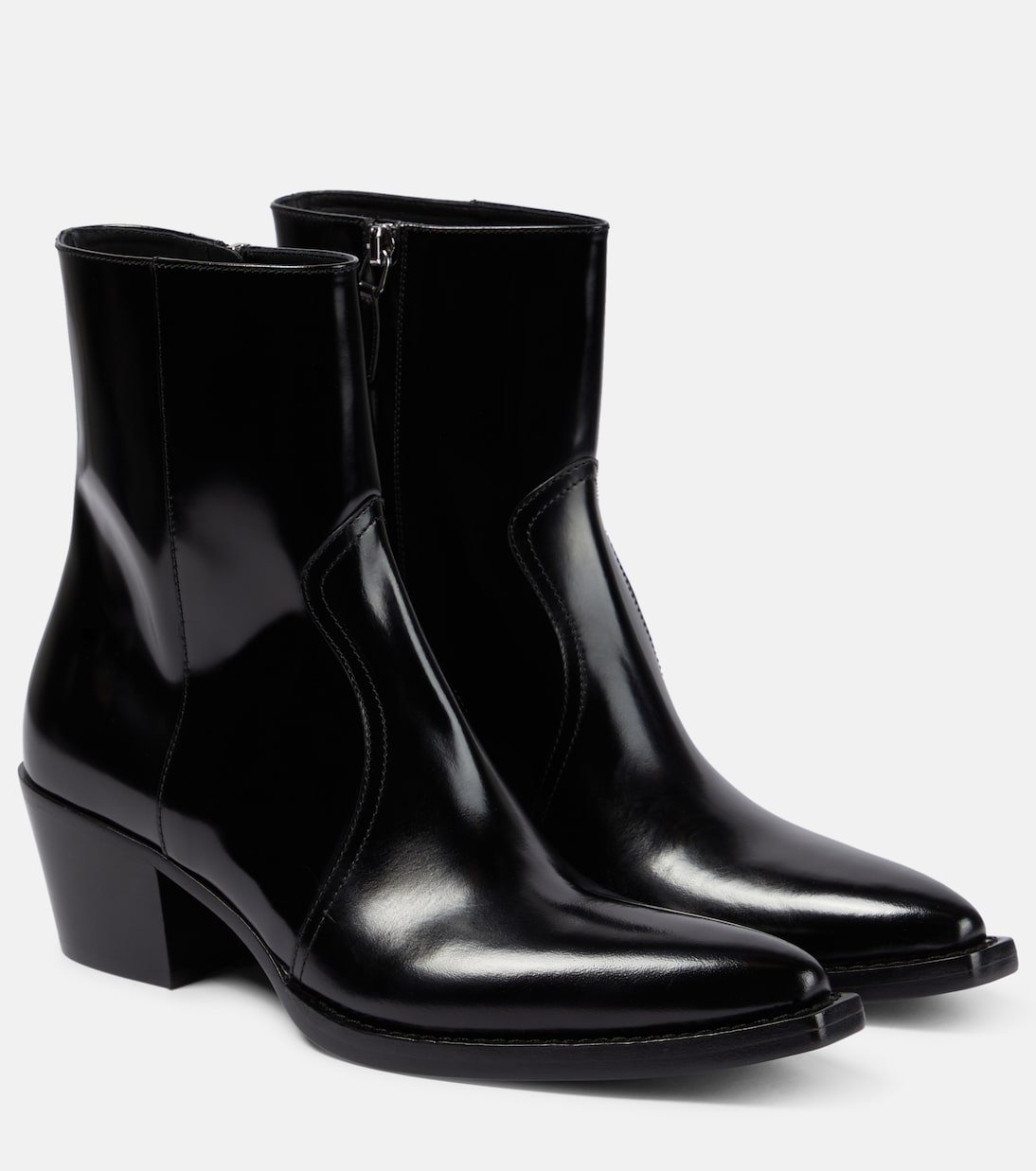 Bottines en cuir