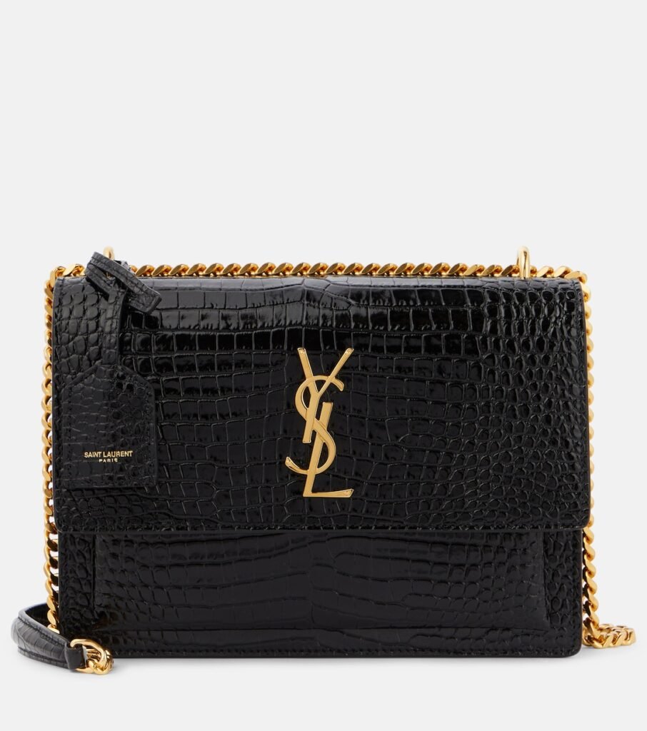 Sac Sunset Medium en cuir embossé