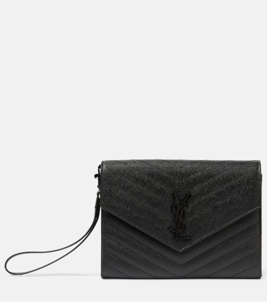 Pochette Cassandre en cuir matelassé