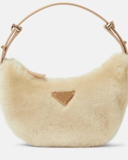 Sac Arqué en shearling