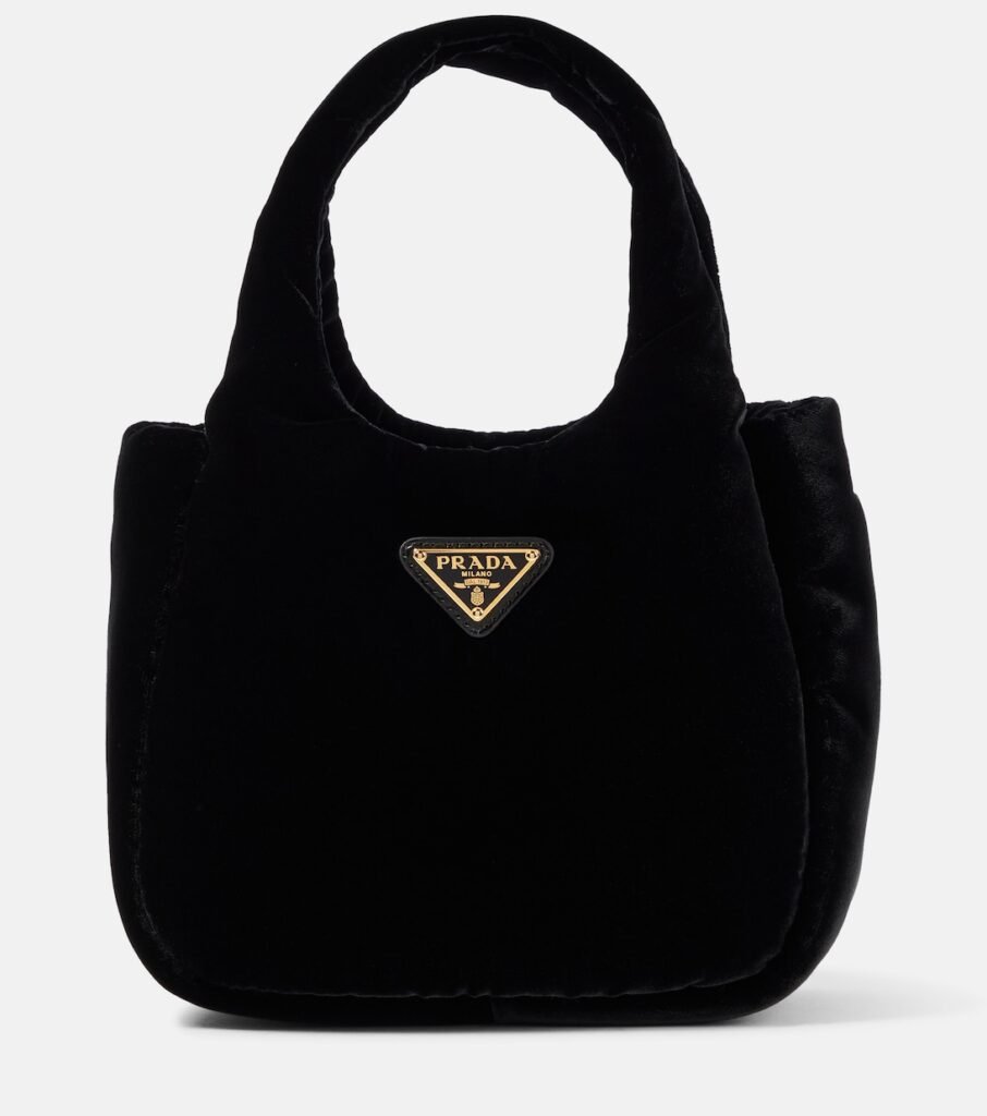 Sac Mini en velours matelassé