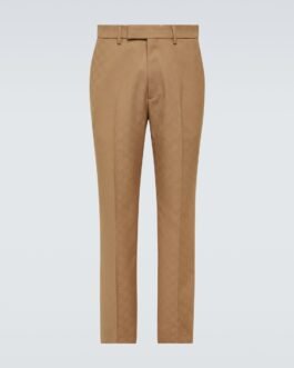 Pantalon droit GG en jacquard