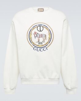 Sweat-shirt GG brodé en coton