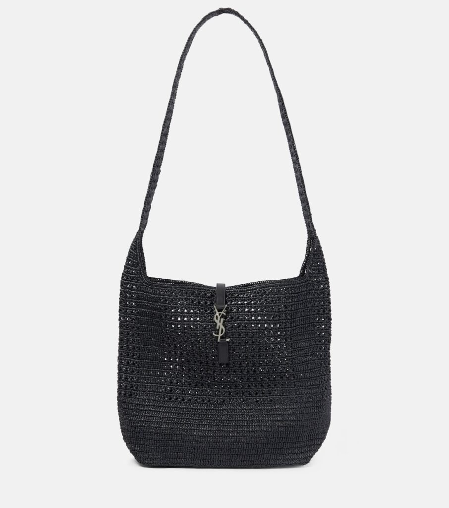 Sac Le 5 à 7 Medium en crochet et raphia