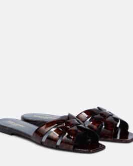 Mules Tribute 05 en cuir verni