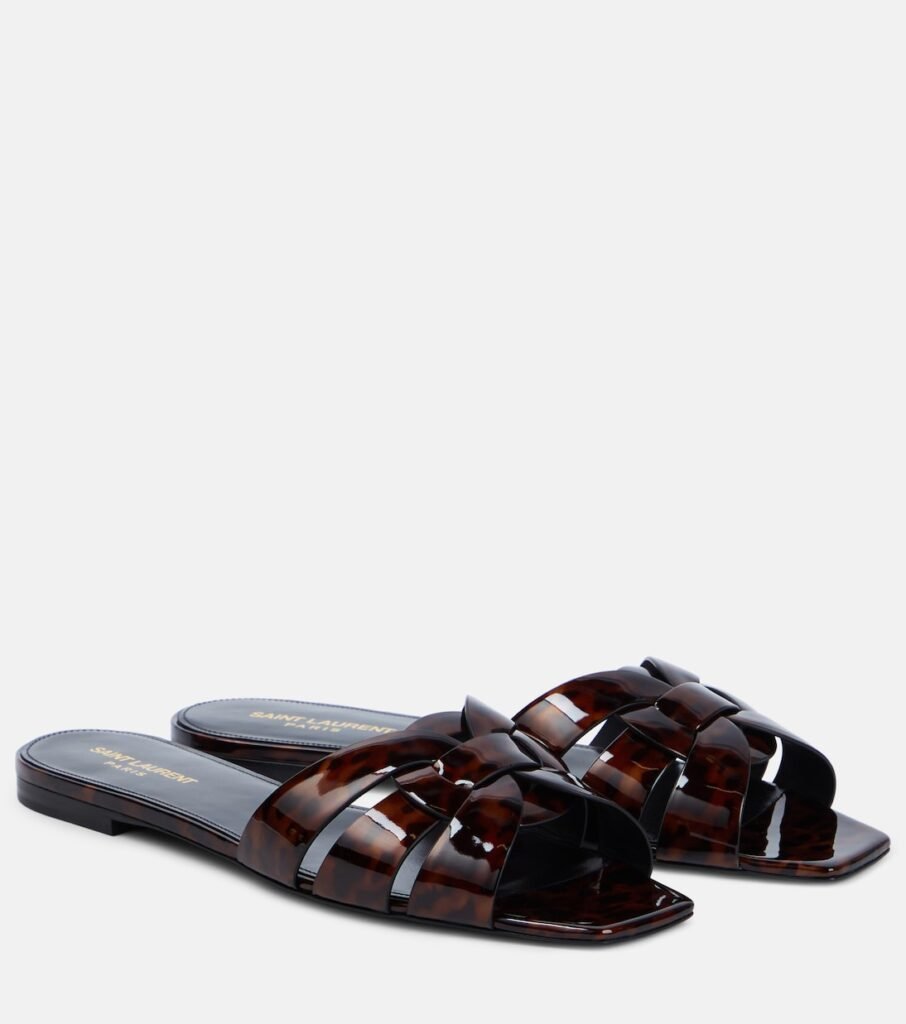 Mules Tribute 05 en cuir verni