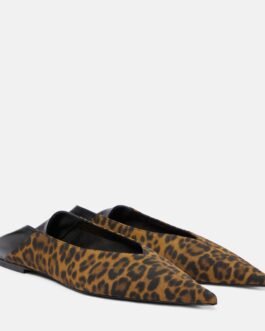 Mules Nour 05 à motif léopard