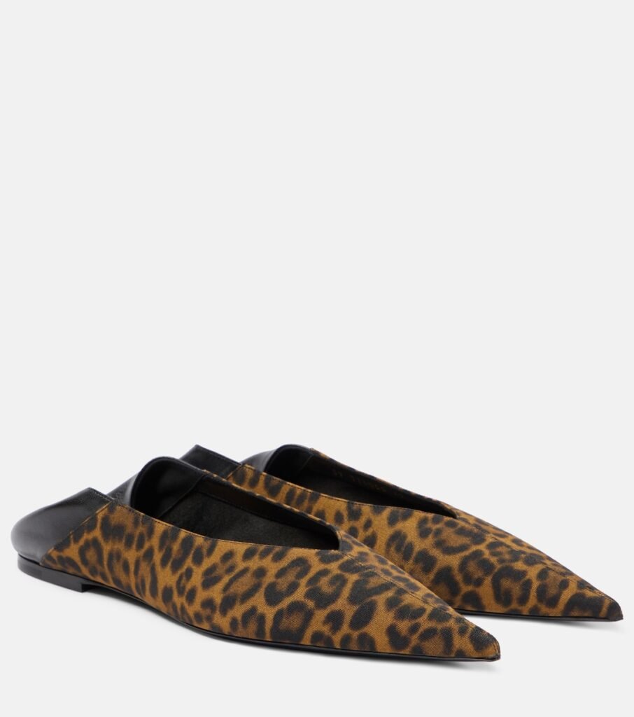 Mules Nour 05 à motif léopard
