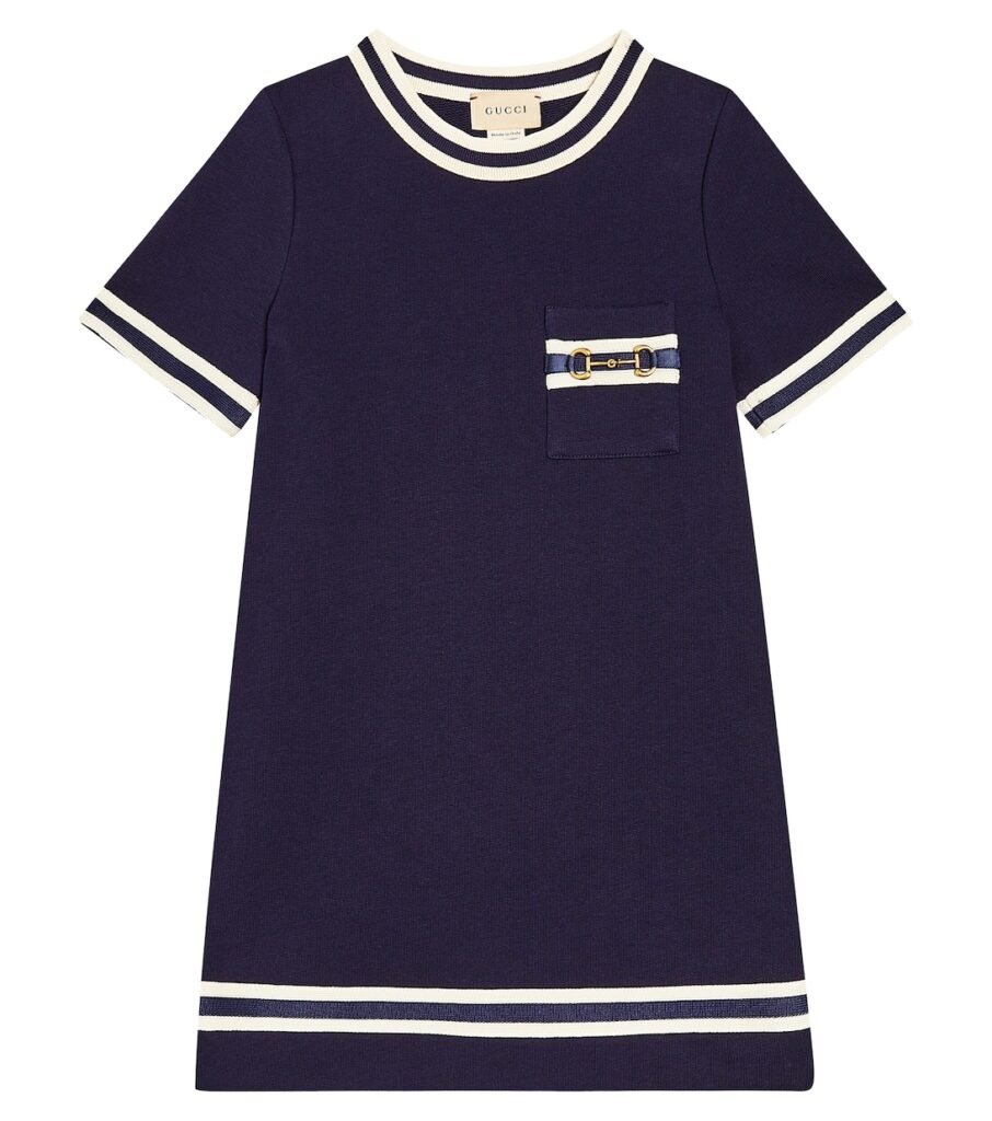 Robe Gucci Horsebit en coton