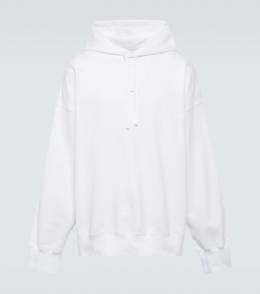Sweat-shirt à capuche en coton