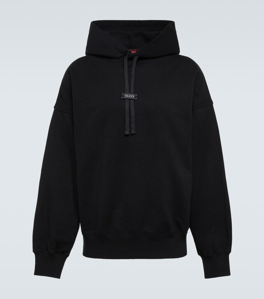 Sweat-shirt à capuche en coton