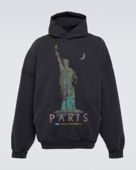 Sweat-shirt à capuche Paris Liberty en coton