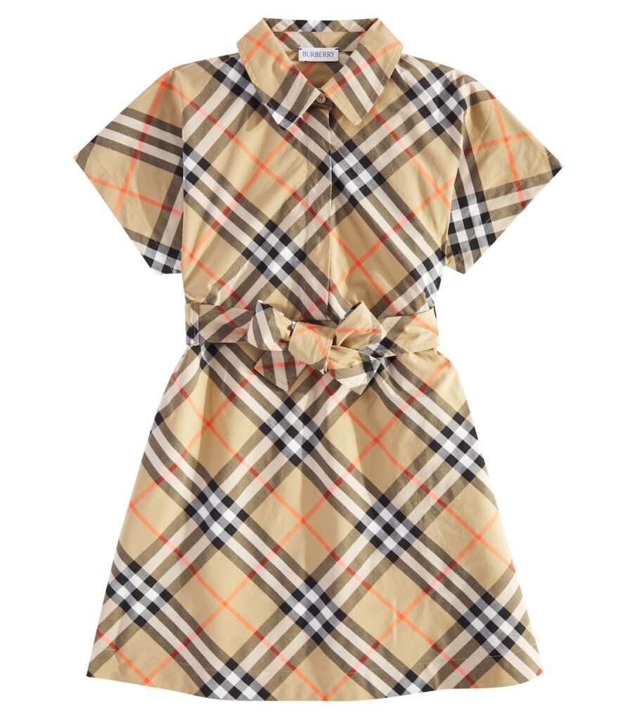 Robe Burberry Check en coton