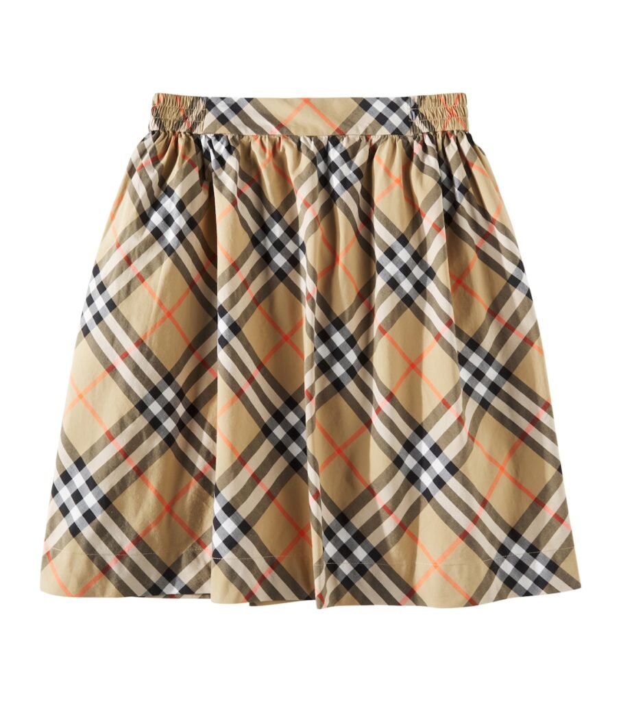 Jupe Burberry Check en coton