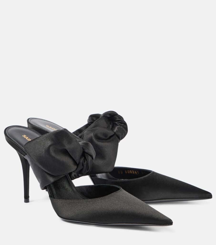 Mules Barbara 90 en satin