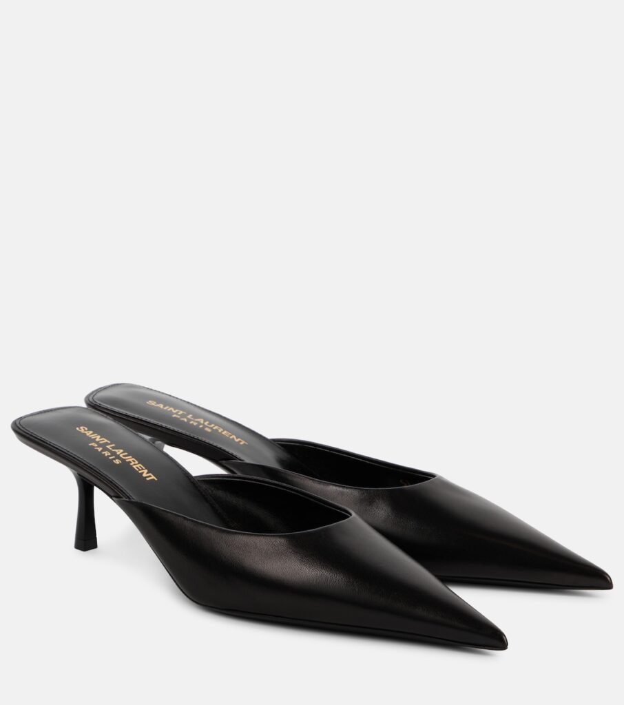 Mules Barbara 55 en cuir