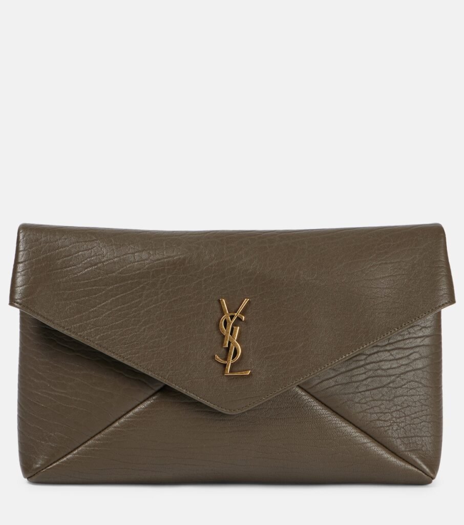 Pochette Cassandre Large en cuir