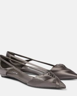 Ballerines en satin