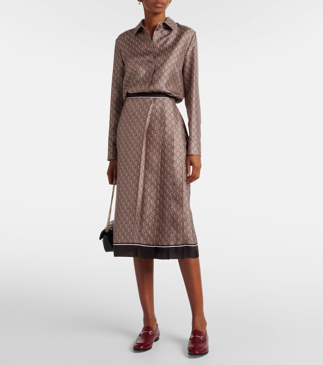 Mocassins Gucci Jordaan Horsebit en cuir – Image 2