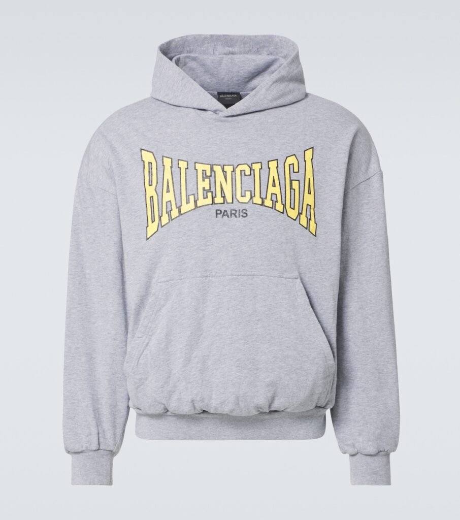 Sweat-shirt à capuche en coton