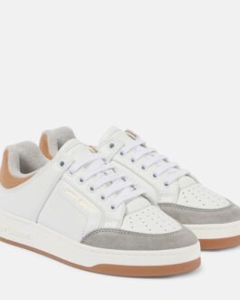 Baskets SL/61 en cuir et daim