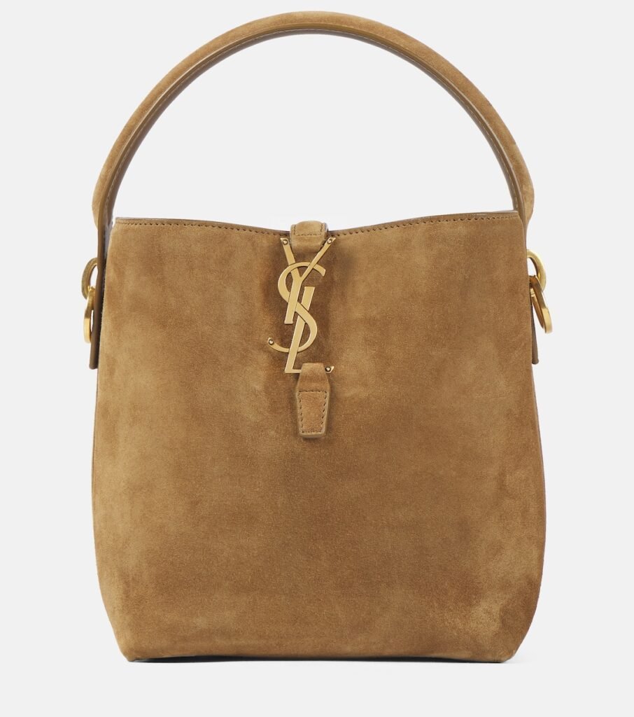 Sac seau Le 37 Small en daim