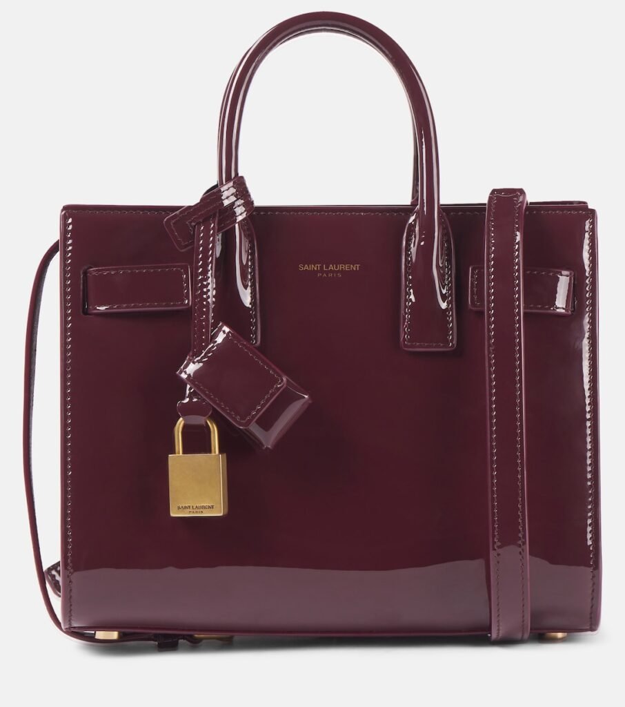 Sac De Jour Nano en cuir verni