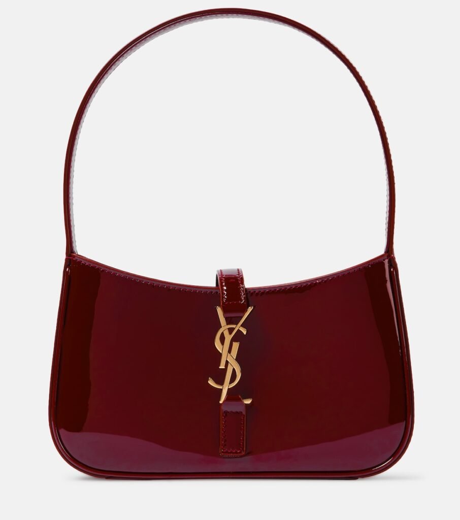 Sac Le 5 à 7 Mini en cuir verni