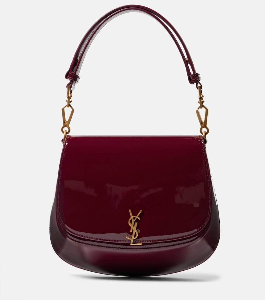 Sac Voltaire en cuir verni