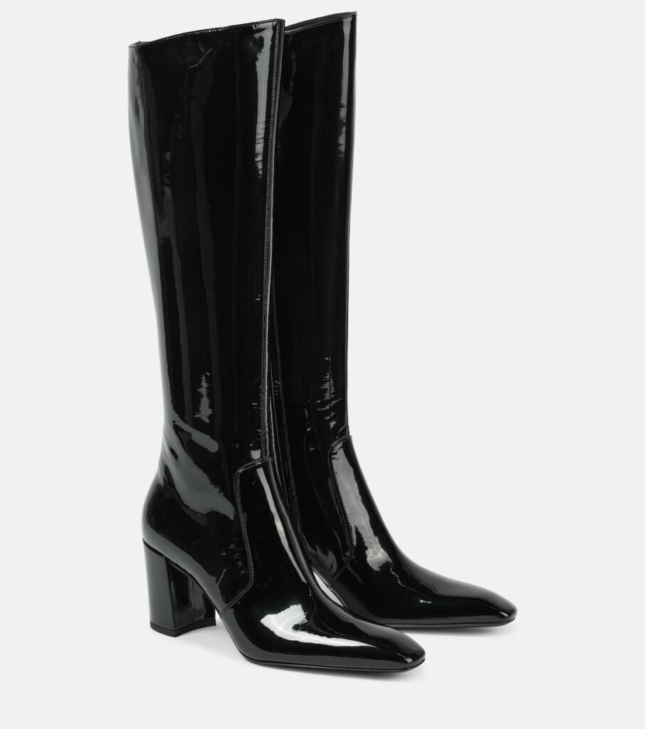 Bottes Lauren 70 en cuir verni