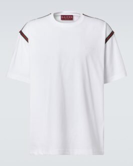 T-shirt brodé en coton