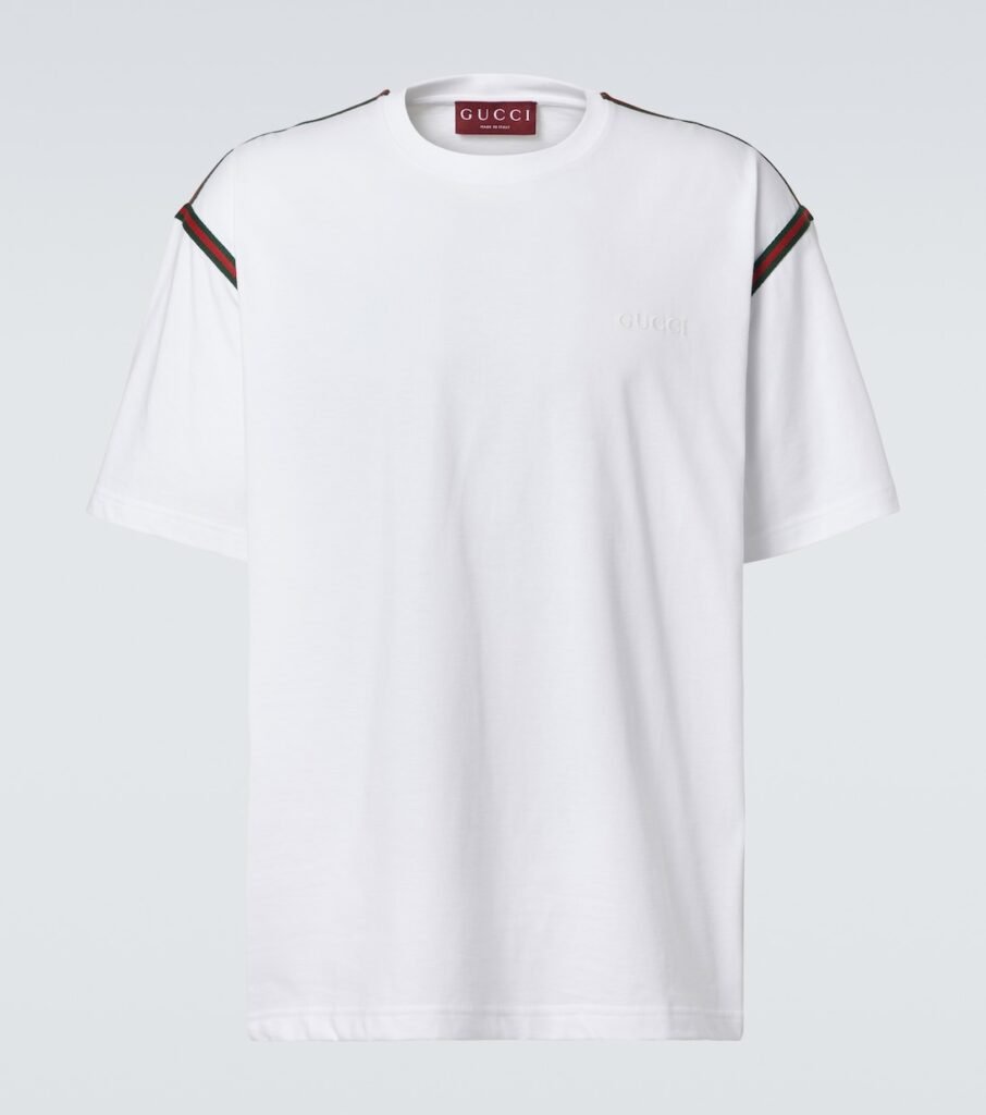 T-shirt brodé en coton