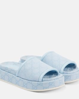 Mules Clarice GG en toile