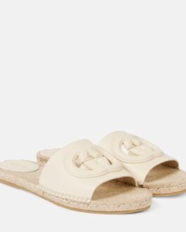 Mules Gucci Cut en cuir
