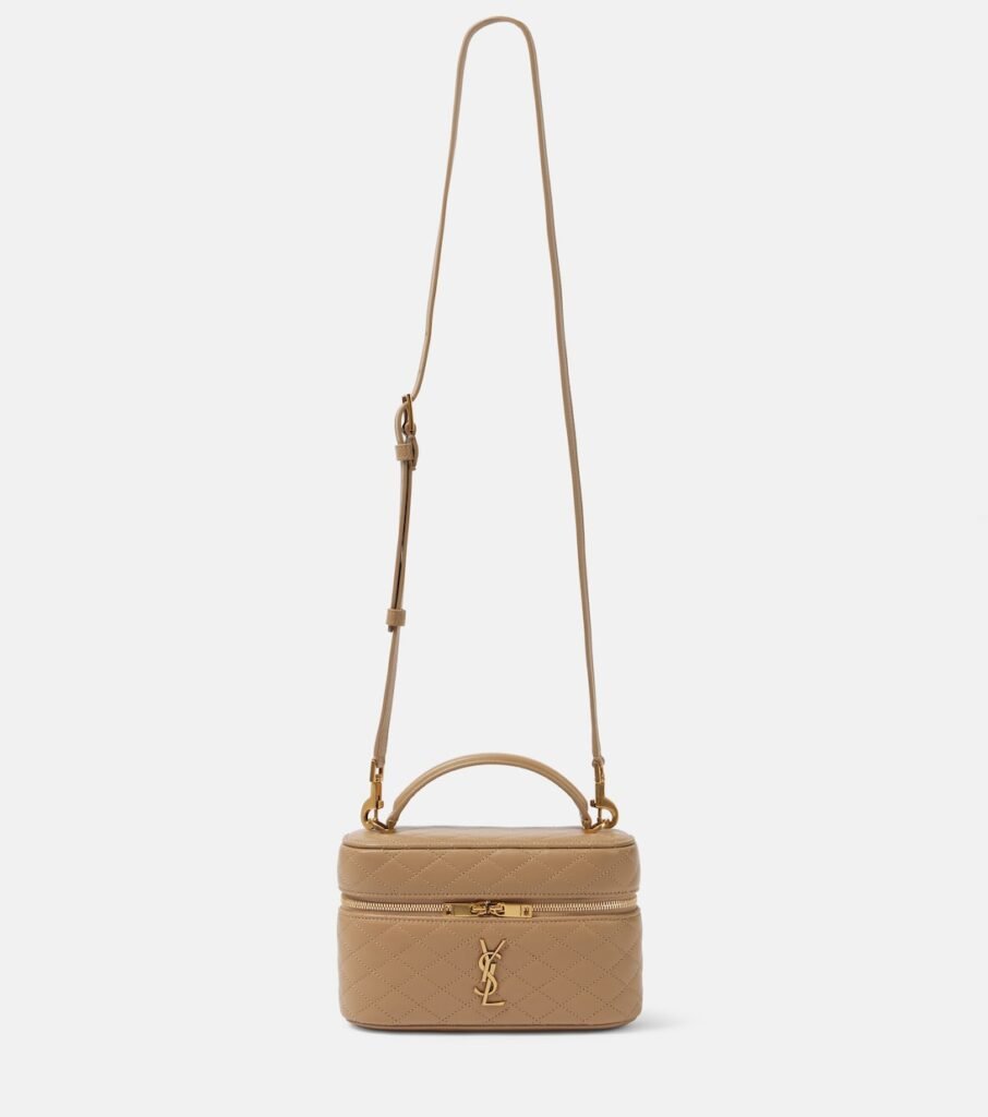 Sac vanity Gaby en cuir matelassé