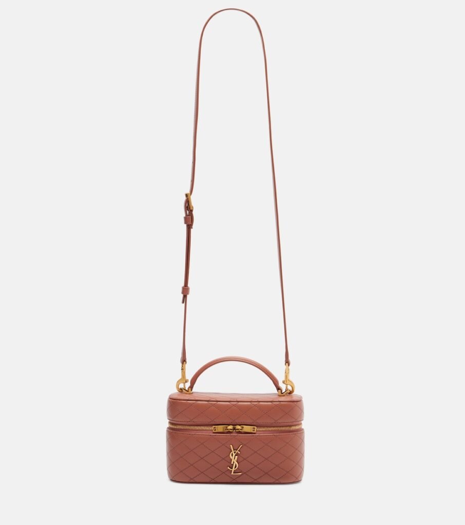 Sac vanity Gaby en cuir matelassé