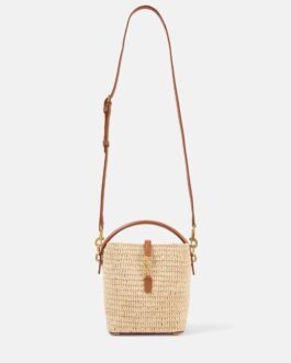 Sac seau Le 37 Mini en raphia
