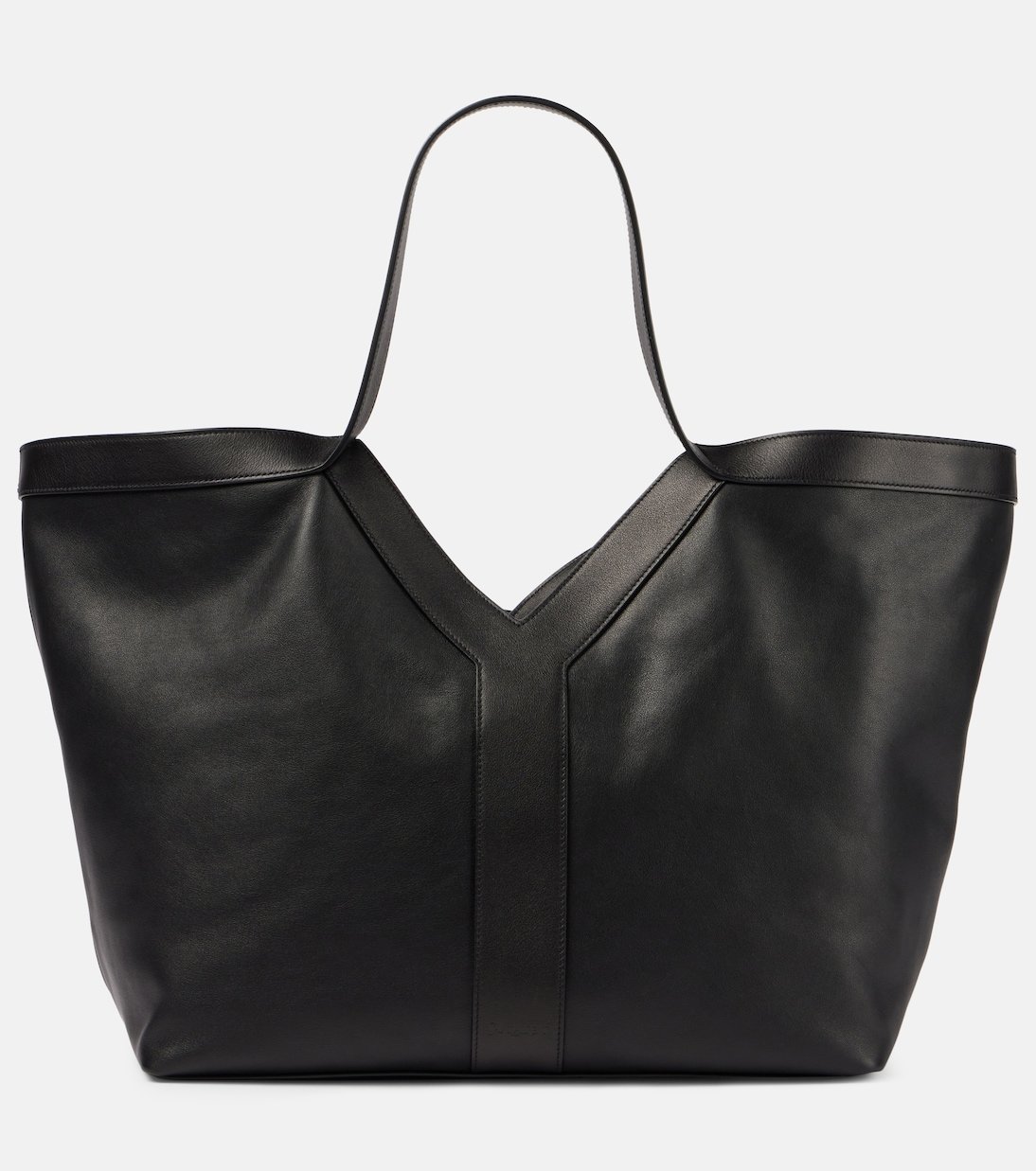 Sac Y en cuir noir avec bandoulière Yves Saint Laurent