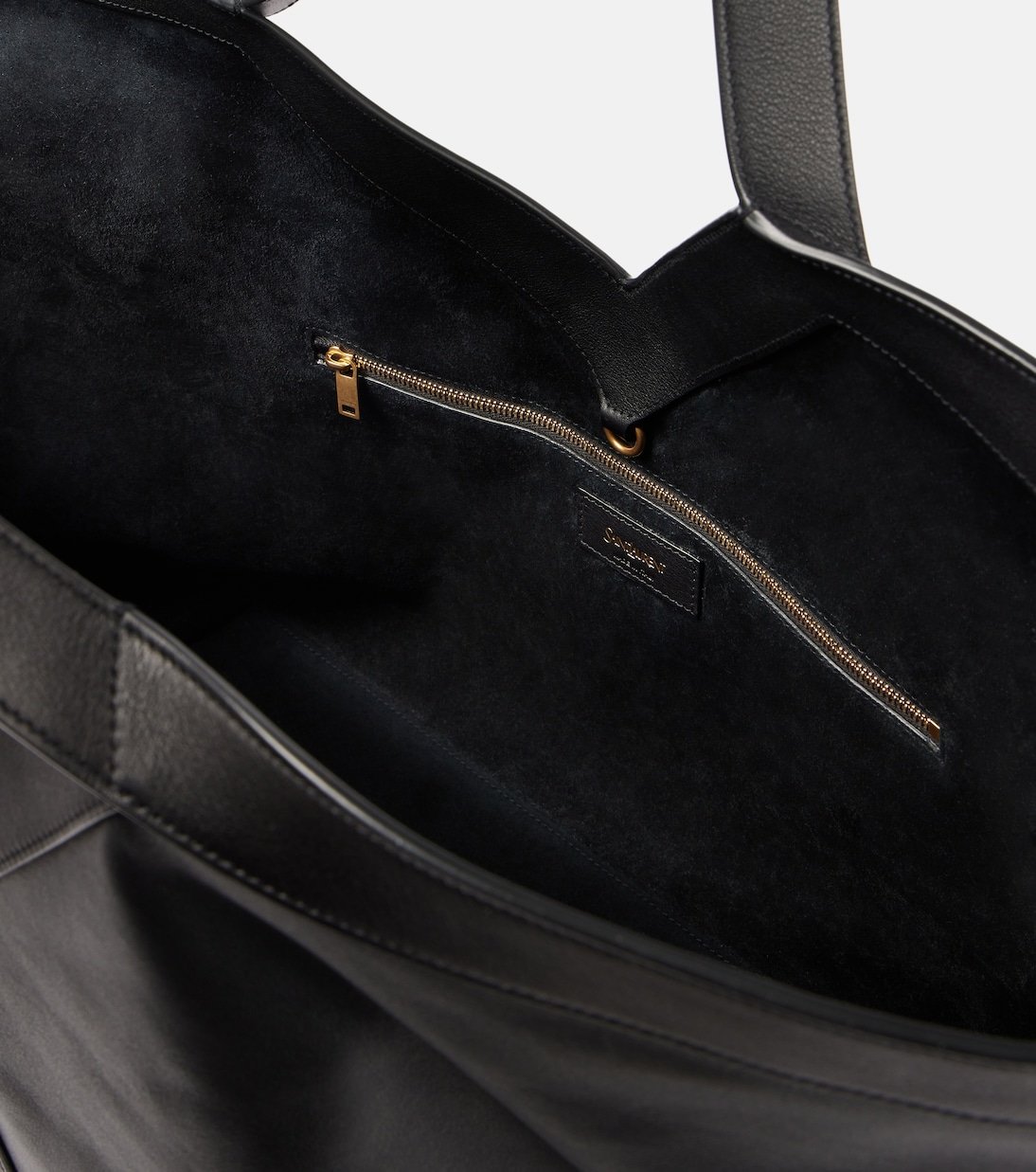 Sac Y en cuir noir avec bandoulière Yves Saint Laurent – Image 3