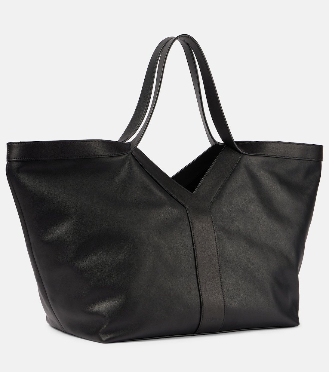 Sac Y en cuir noir avec bandoulière Yves Saint Laurent – Image 4
