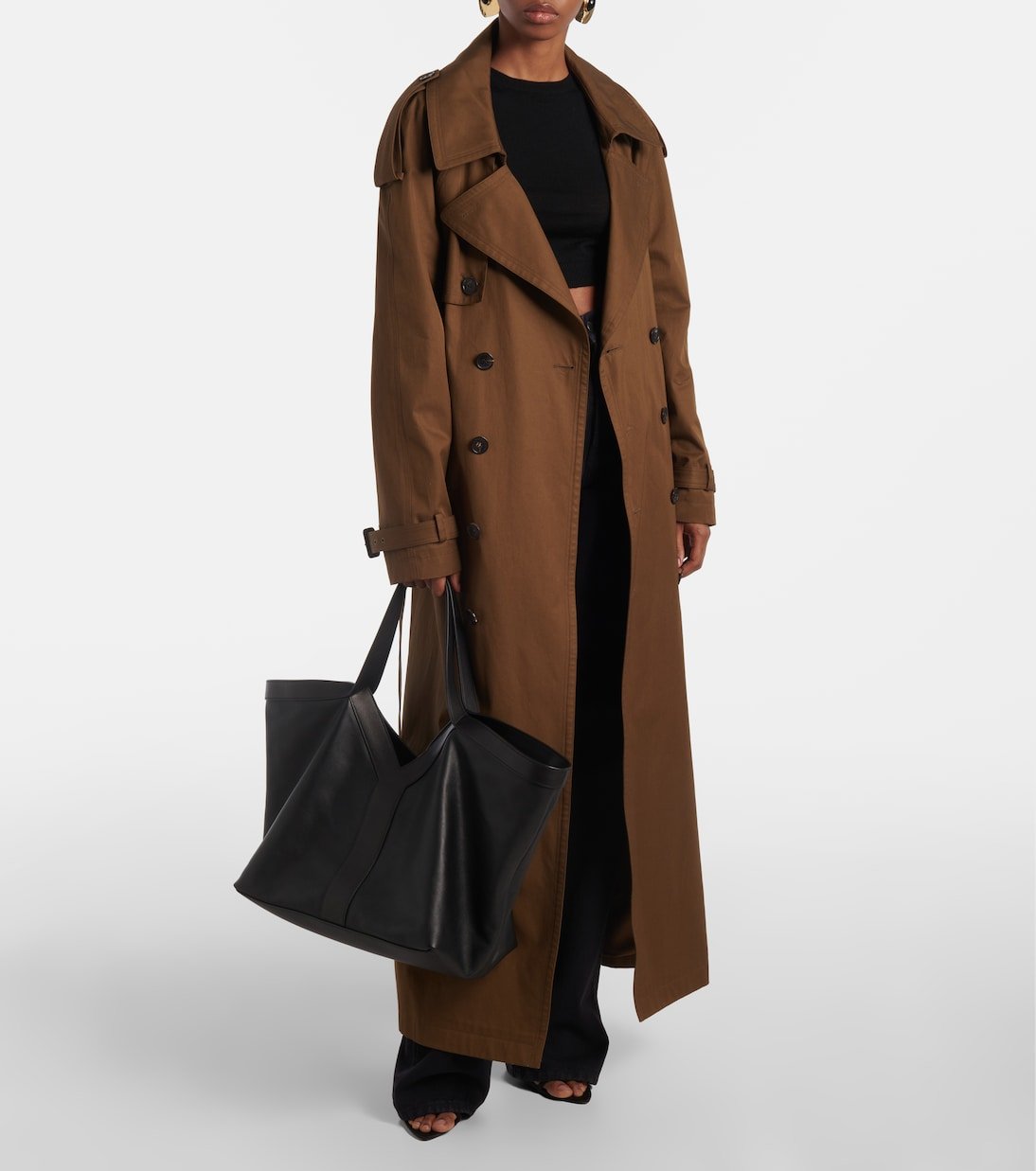 Sac Y en cuir noir avec bandoulière Yves Saint Laurent – Image 5