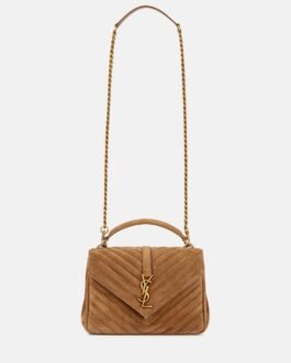 Sac à bandoulière College Medium en daim