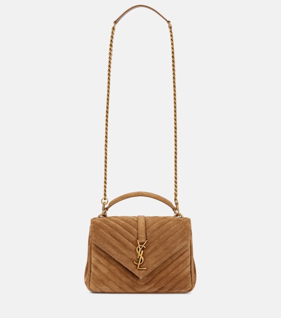 Sac à bandoulière College Medium en daim