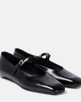 Ballerines Mary Jane en cuir