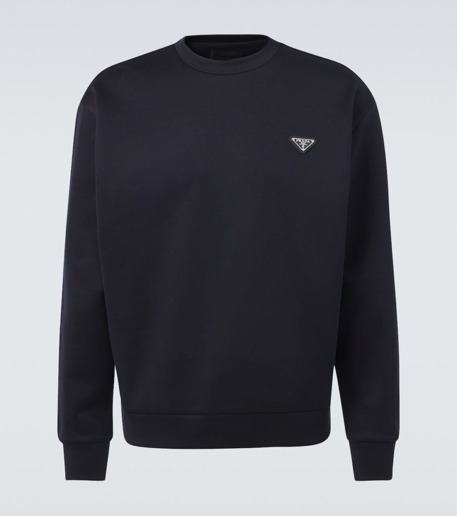 Sweat-shirt en coton mélangé