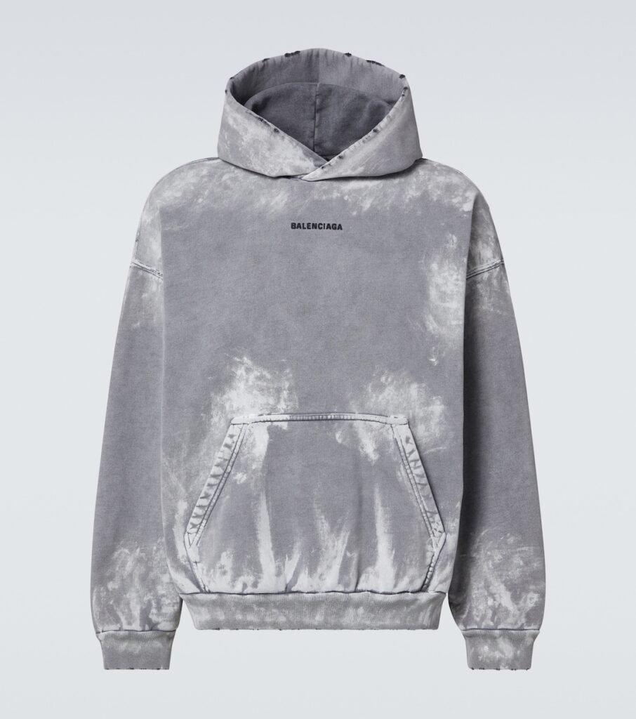 Sweat-shirt à capuche en coton