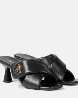 Mules Criss Cross 65 en cuir
