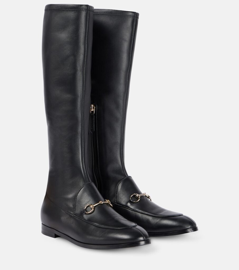 Bottes Gucci Jordaan en cuir