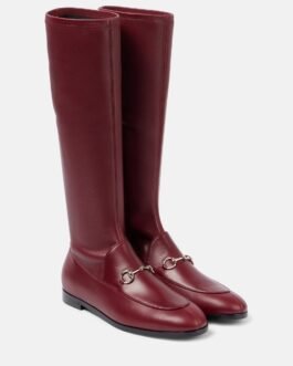Bottes Gucci Jordaan en cuir