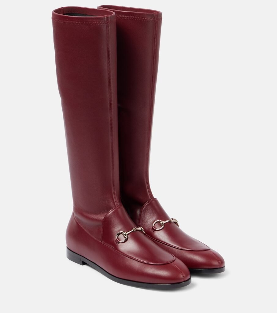 Bottes Gucci Jordaan en cuir